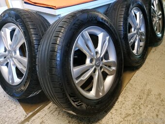 Alu kola Hyundai IX35 5x114,3 r17 Originál, pneu6mm225/60/17 - 7