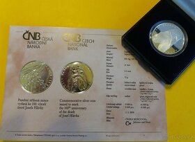 200 Kč stříbrné mince ČNB_1995-2010_BK / PROOF - 7