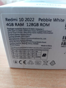 Nový mobil Xiaomi Redmi 10 2022 White (4GB/128GB) - 7