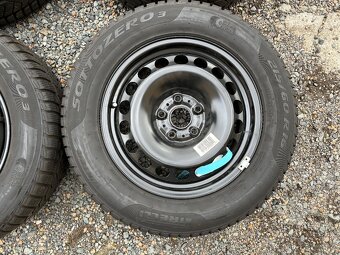 Zimní plechové disky VW 5x112 6,5J ET41 215/60 R16 Pirelli - 7