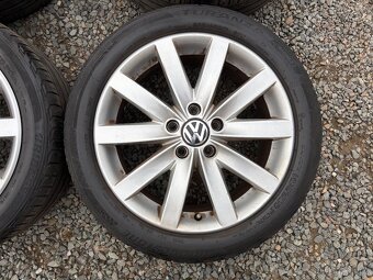 Alu original letni kola VW Porto 5x112 7J ET54 225/45 R17 - 7