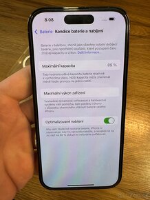 Apple iPhone 14 PRO, v záruce, jako nový, 89% baterie - 7