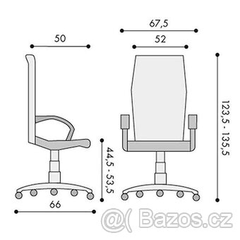 Kancelářská židle Antares ergonomická PC 7183,- - 7