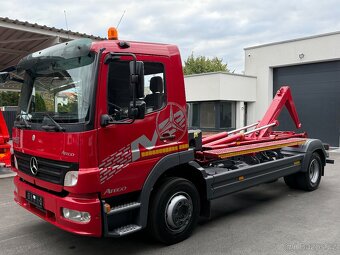 MERCEDES-BENZ ATEGO 1218 HÁKOVÝ NOSIČ KONTEJNERŮ UZÁVIERKA - 7