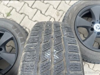 4x al kola 5x112 16 + pneu zimní 205/65 R16C - 7