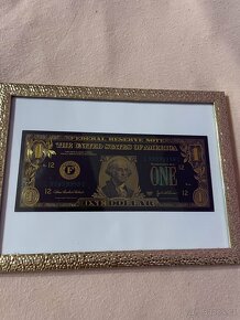 Zlatá bankovka 100 $ - 7