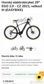 Nové elektrokolo Easybike EGO2 29" v záruce - 7