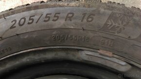 Michelin 205/55R16-sada zimních kol s ráfkem - 7