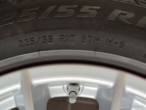 Zánovní originál ALU kola BMW 17" 5x112 ET27 pneu 225/55/17 - 7