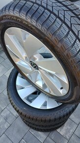 Alu kola 5x112, 6,5Jx17, ET46, zimní pneu 205/50/R17. - 7