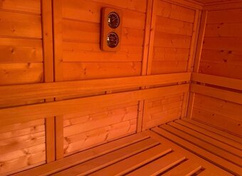 Finská sauna masiv 2x2x2m - 7