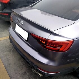 AUDI A4 S4 RS4 B9 spoiler kridlo lipko na hranu kufra - 7