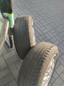 Litá 15" kola, 5x100 s letními pneu 195/65 r15 - 7