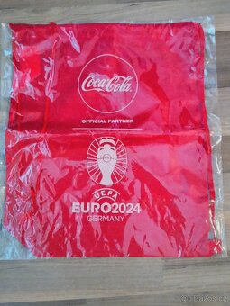 Fotbalový míč, originál Coca Cola UEFA 2024 + Vak - 7