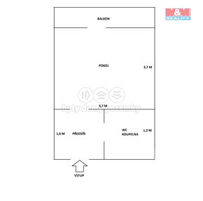 Prodej bytu 1+kk, 22 m², Karviná, ul. Borovského - 7