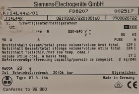 Lednice Siemens FD8207 - 7