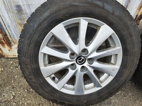 17"zimní alu sada 5x114 origo Mazda CX5 CX7 225/65 - 7