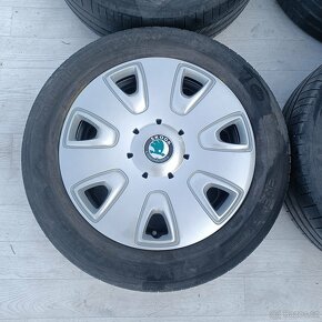 Letní kola škoda 5x112, ET46-pneu Michelin, Nové kryty - 7