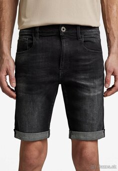 panske dzinove sortky, kratasy g-star raw 3301 velkost W35 - 7