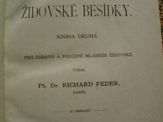 Dr.Richard Feder ŽIDOVSKÉ BESÍDKY 1+2+3 /1912/ - 7