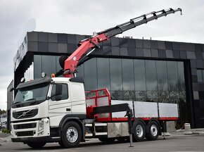 Volvo FM 460 - 6x2 - Valník + HR-HMF 3000 K7 – EURO 5 - 7