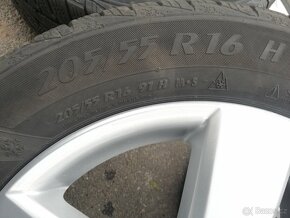 alu 16" VW Golf 6,Golf 5,Touran,Caddy,zimní 205/55R16 - 7