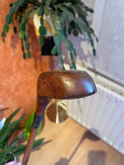 Hickory hůl Brassie(spoon) - signováno J.H. Oke (cca. 1910) - 7