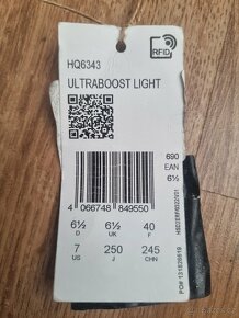 Adidas Ultraboost light, vel. 40. - 7