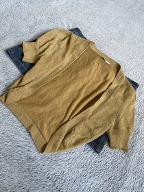 Jeans sukně a zlatě třpytivé bolerko - 7