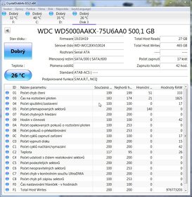 Pevné disky (HDD) WD 500Gb SATA, 3.5". - 7