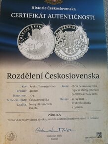 Prodám sadu mincí Historie Československa - 7