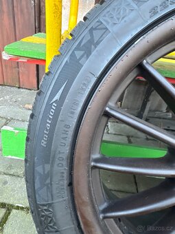 Prodám alu kola Brock B13 5x112 r17 se zimnímu pneu Nexen - 7