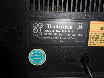 Stereo cassette tape deck TECHNICS RS-M12 - 7