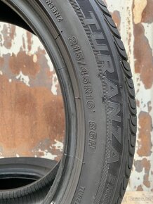 2ks 215/45/16/Bridgestone 2017/86H/letní pneu 6.7m - 7