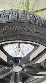 ALU disky ADV.1, R18 se zimními pneu KUMHO. 6mm, 215/55 R 18 - 7