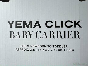 Nosítko CYBEX YEMA CLICK grey (3,5kg - 15kg) - 7