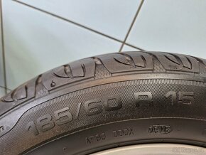 Alu kola R15 5x100 Aluett + letní pneu 185/60/15 - 7