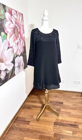 Malé černé hedvábné šaty Kookai ( Nové s visačkou ) - 7