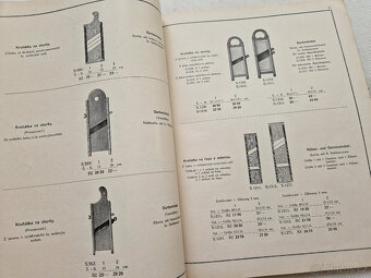 Starý reklamní katalog Meva 1925 kořenky dřevěné zboží - 7