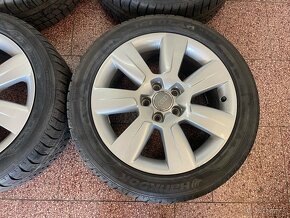 Originální ALU kola audi 5x112 r17 zimní pneu 6mm - 7