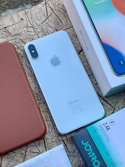 🍏TOP🍎 Apple Iphone X 64GB bílý - baterie 100% - 7