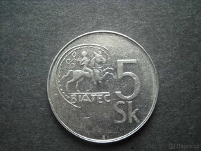 Slovenské mince 1993 - 2008 " 5 Sk " - 7