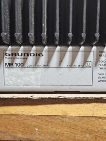 Grundig MR 100 a MCF 100 - 7