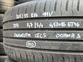 Letní kola Škoda Octavia 3 205/55 R16 Continental (2217) - 7