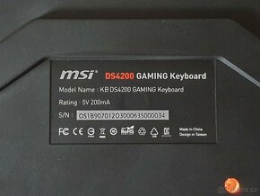 Klávesnice MSI DS4200 - 7