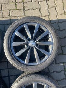 ORIGINÁL Alu Volkswagen Dijon R17, 5x112- TOP STAV - 7