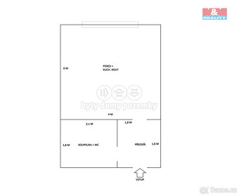 Prodej bytu 1+kk, 33 m², Ostrava, ul. Závoří - 7