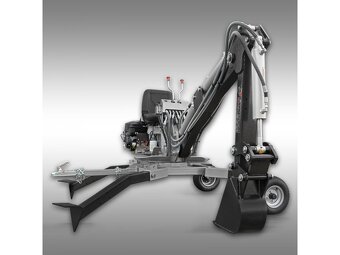 Minibagr Jansen MB-360°  benzínový kráčející bagr - 7