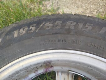 Alu r15 6J ET38 5x100. Pneu195/65 r15 91H - 7