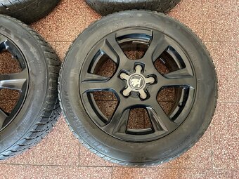 Originalní ALU kola 5x112 r16 zimní pneu 5,5mm - 7